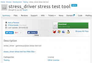 Stress test tool open source definition
