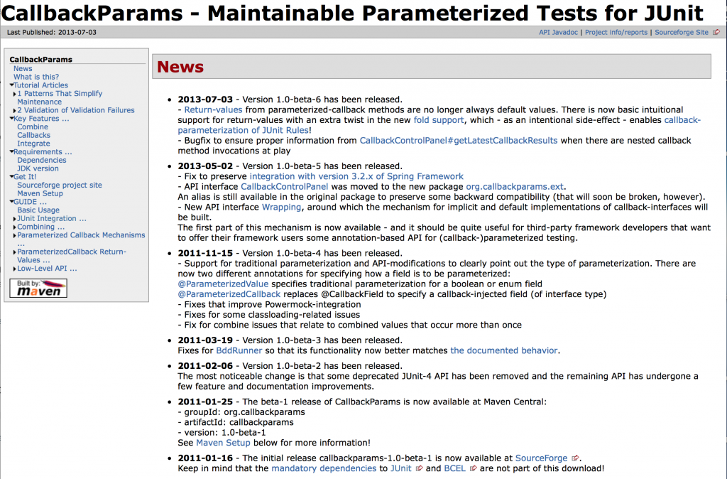 Callbackparams - Software Testing Tools Guide